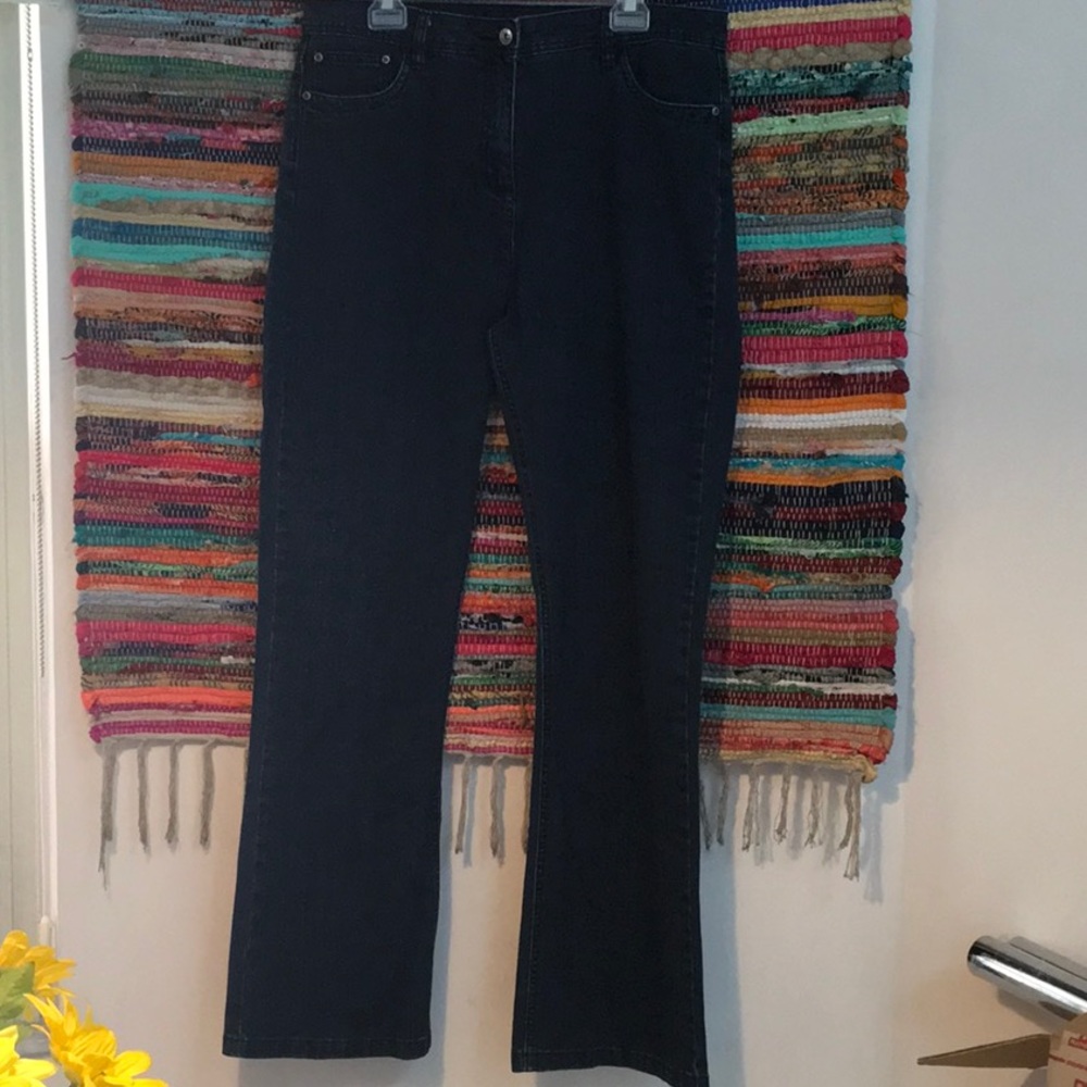 IT’S TUMMY CONTROL Blue Jeans Ladies Sz 14 Long
